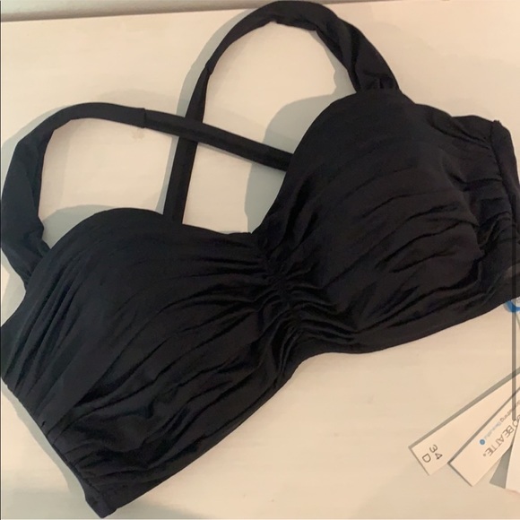 Bleu Rod Beattie Kore Shirred Underwire Bandeau - Picture 6 of 6